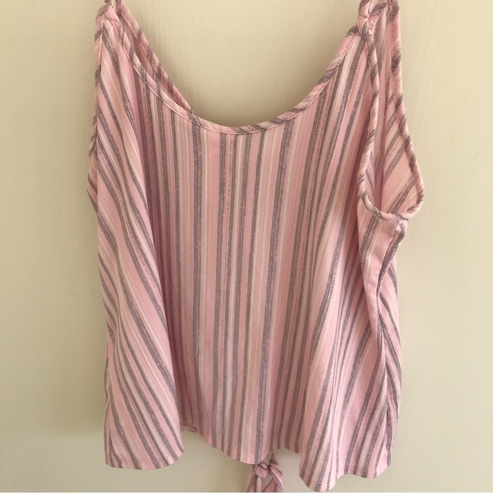 3/$15 *New* secret treasures pink stripe pajama top - Picture 6 of 8
